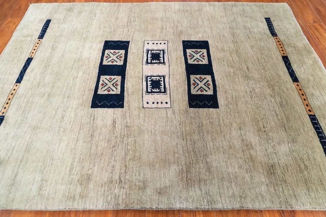 5'x7' Gabbeh, Modern