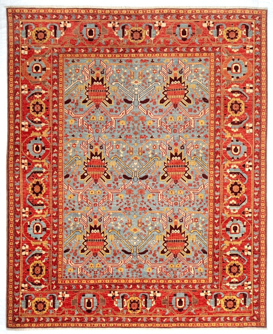 8x10 Bakhshayesh Afghan Tribal Rug