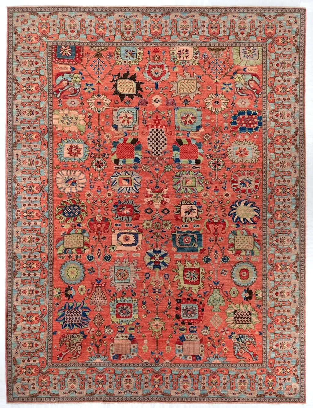 9x12 Bijar Afghan Traditional Rug