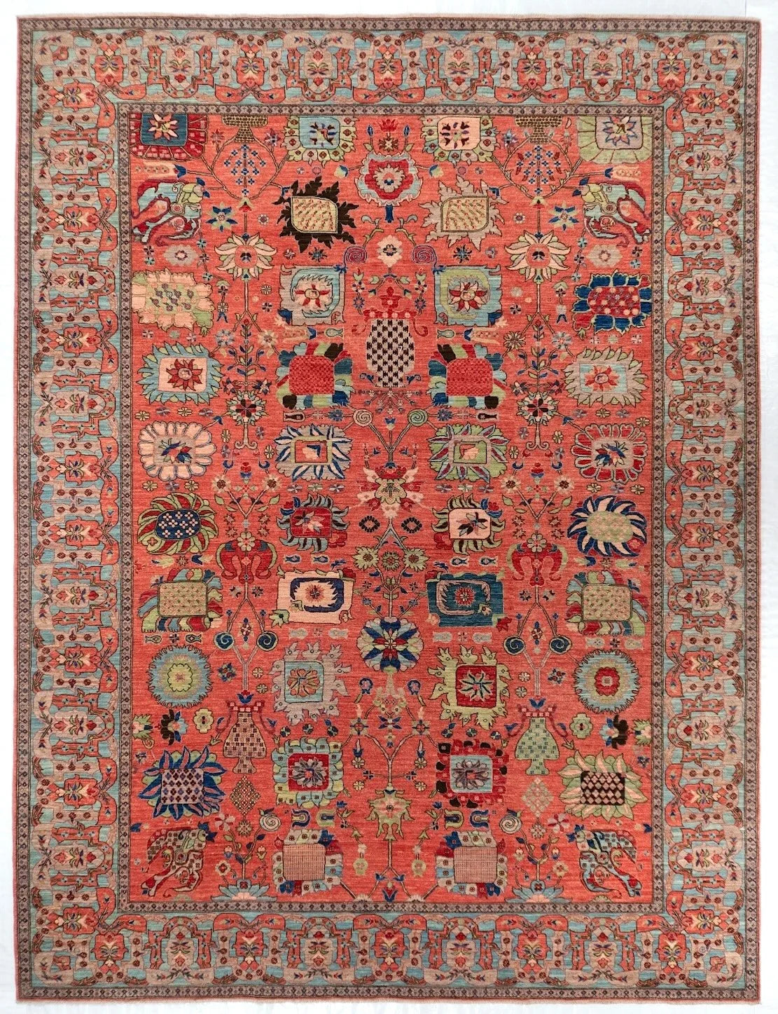 9x12 Bijar Afghan Traditional Rug