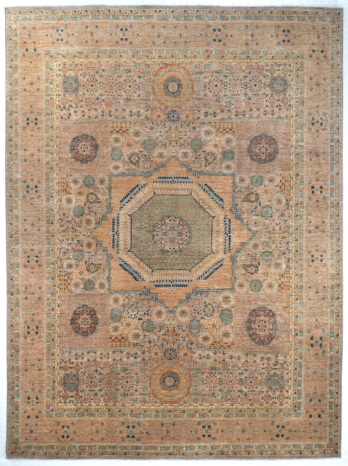 9x12 Mamluk Afghan Traditional Rug
