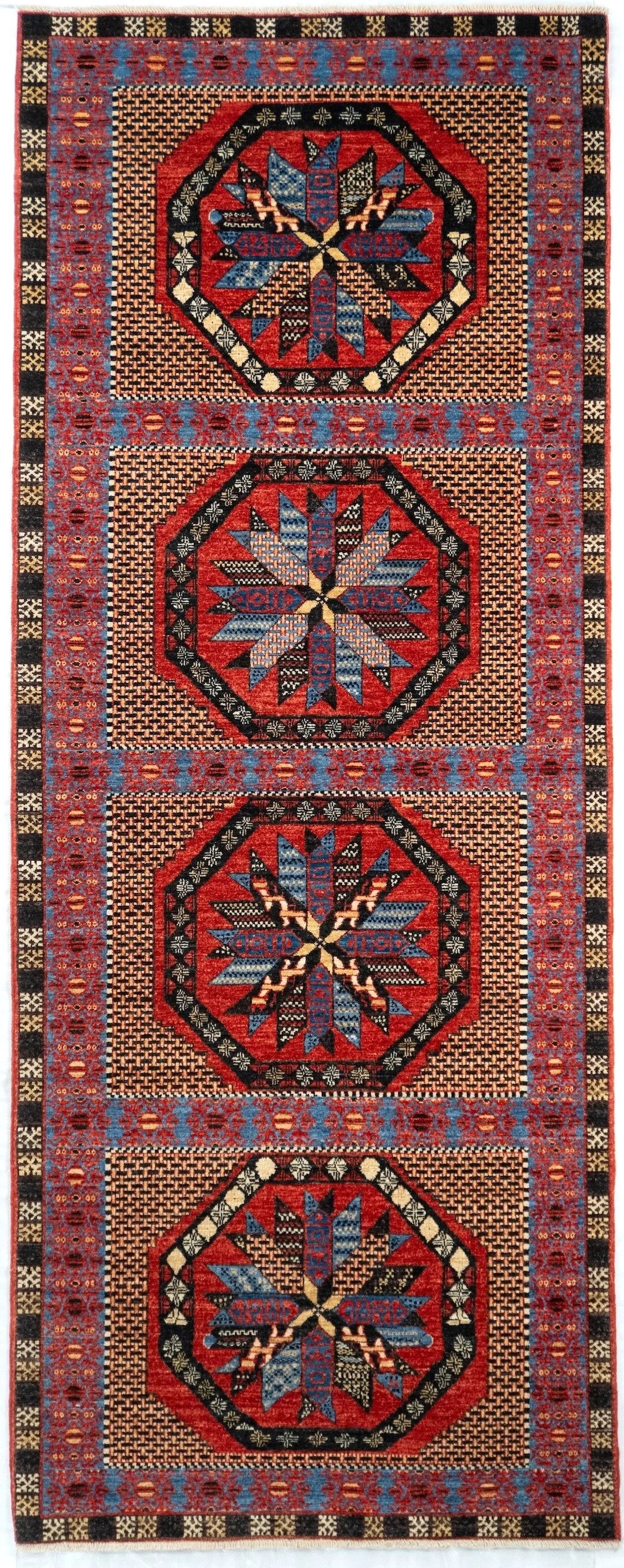 Runner Moorish Afghan Traditional Rug