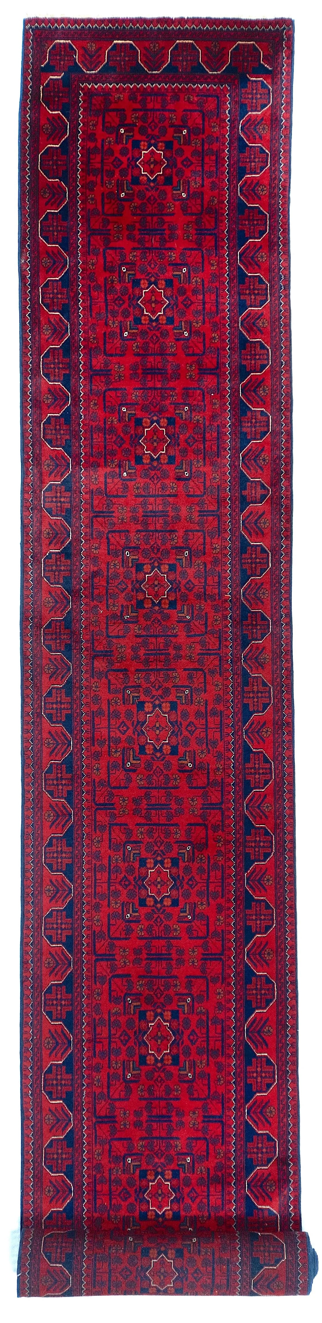 Runner Aqcha Afghan Tribal Rug