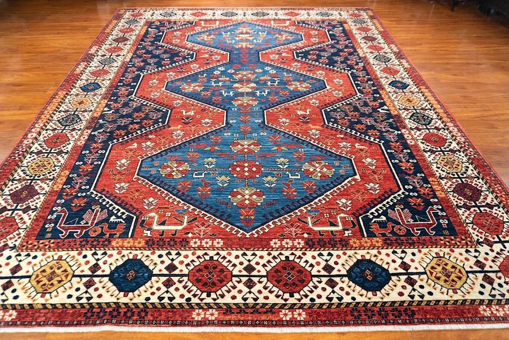 8'2"x10' Qashqaii, Tribal