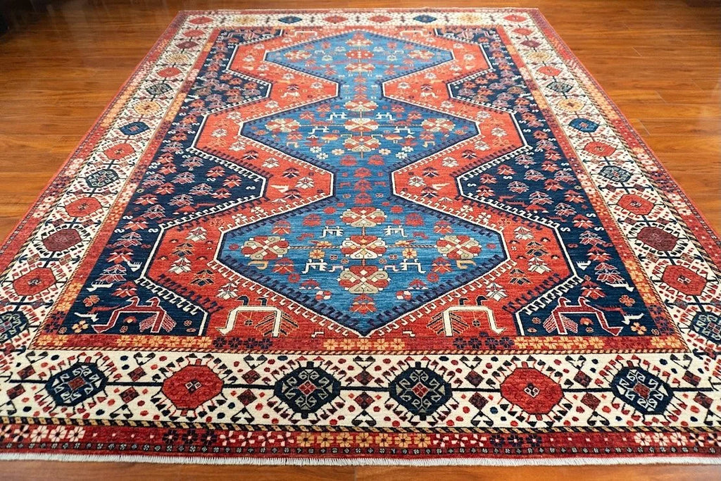 8'2"x10' Qashqaii, Tribal