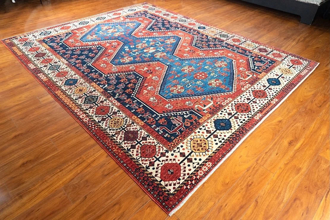 8'2"x10' Qashqaii, Tribal
