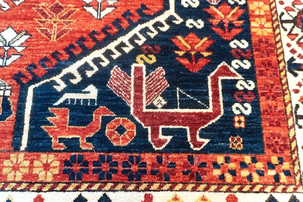 8'2"x10' Qashqaii, Tribal
