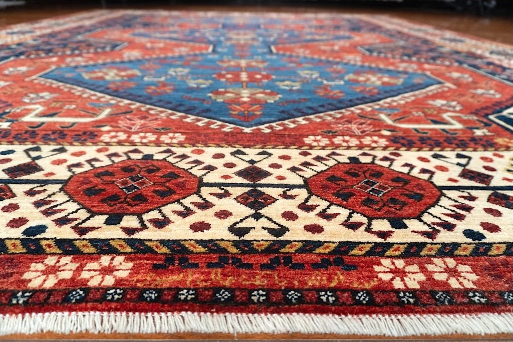 8'2"x10' Qashqaii, Tribal