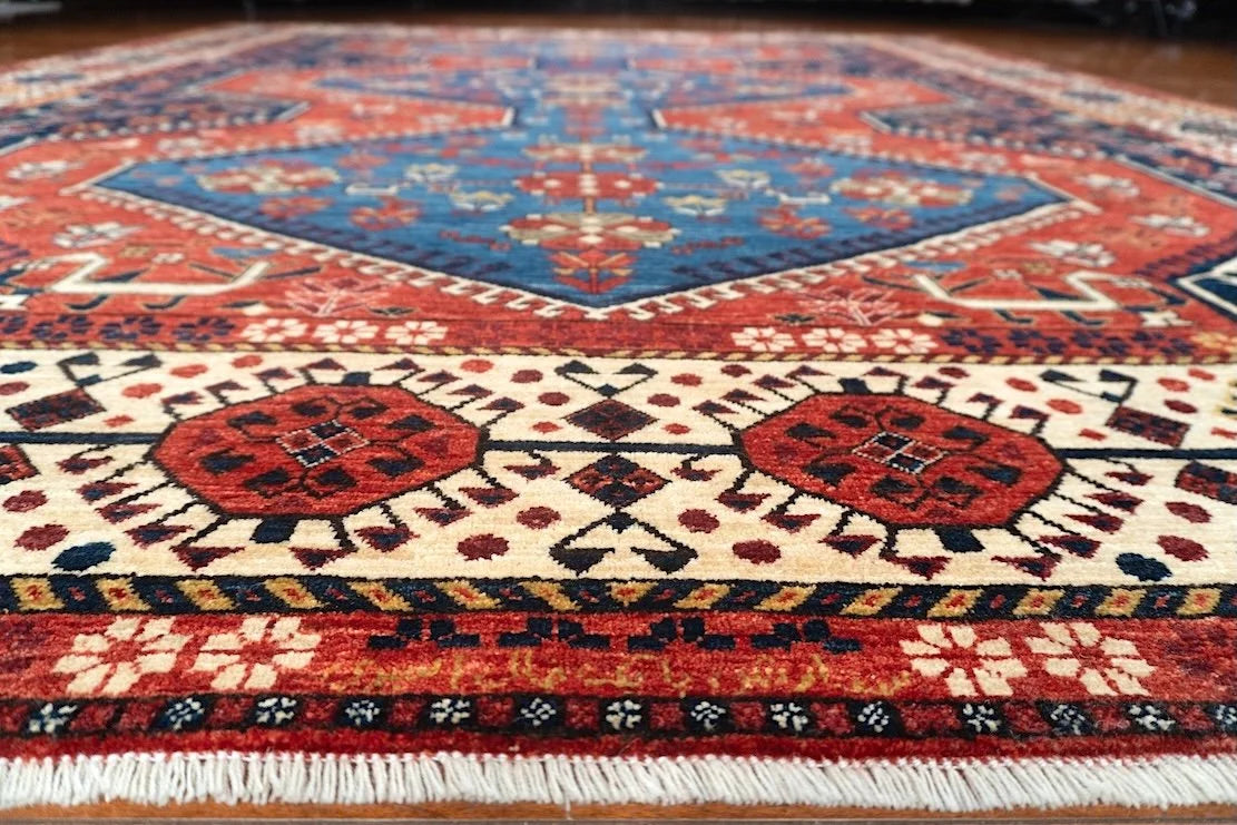 8'2"x10' Qashqaii, Tribal