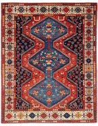 8x10 Qashqaii Afghan Tribal Rug