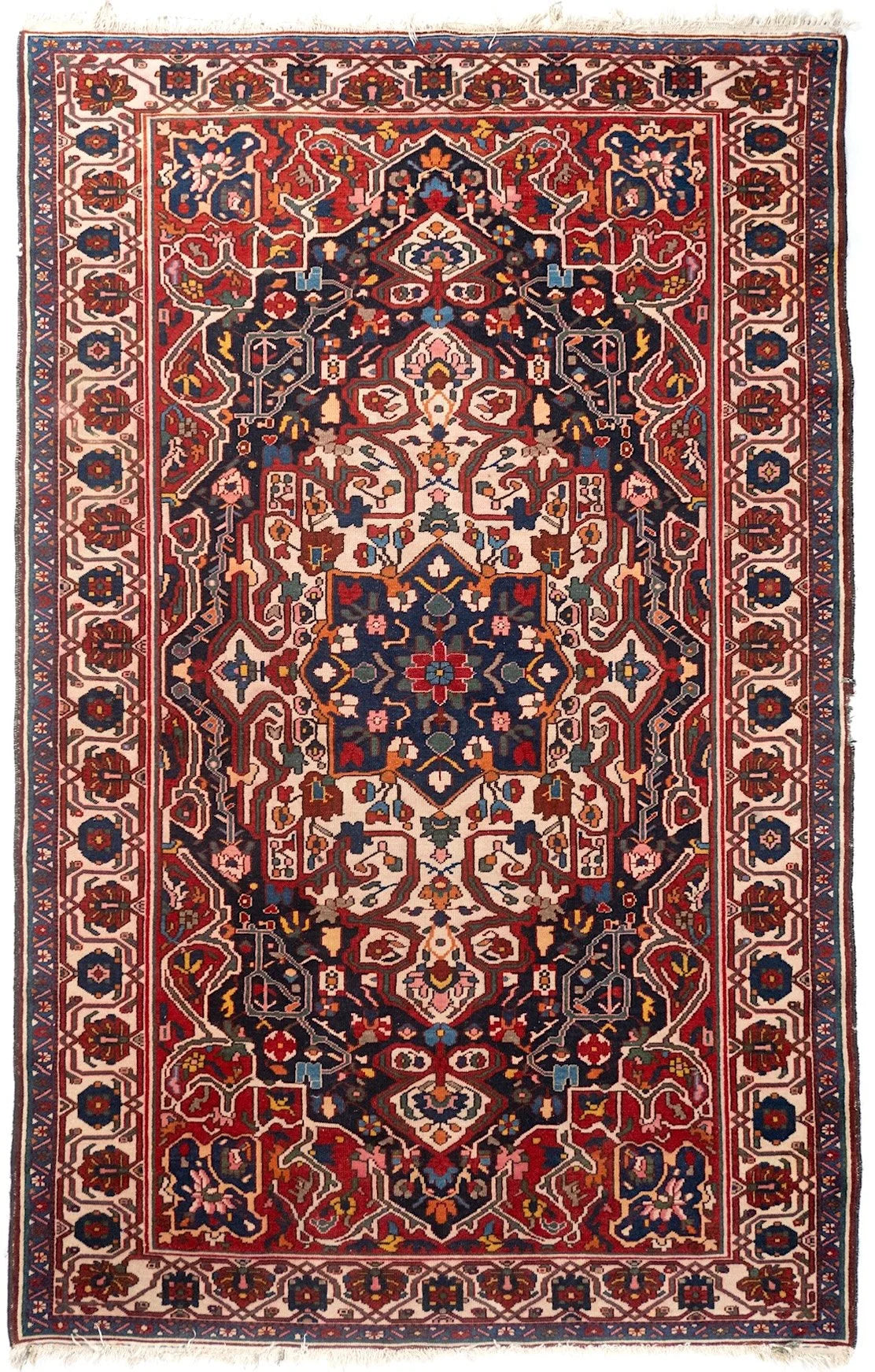 5x8 Bakhtiari Persian Antique Rug