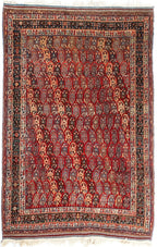 5x8 Afshar Persian Antique Rug