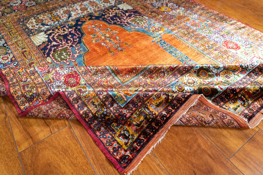 3'9"x5'4" Mehrab, Antique