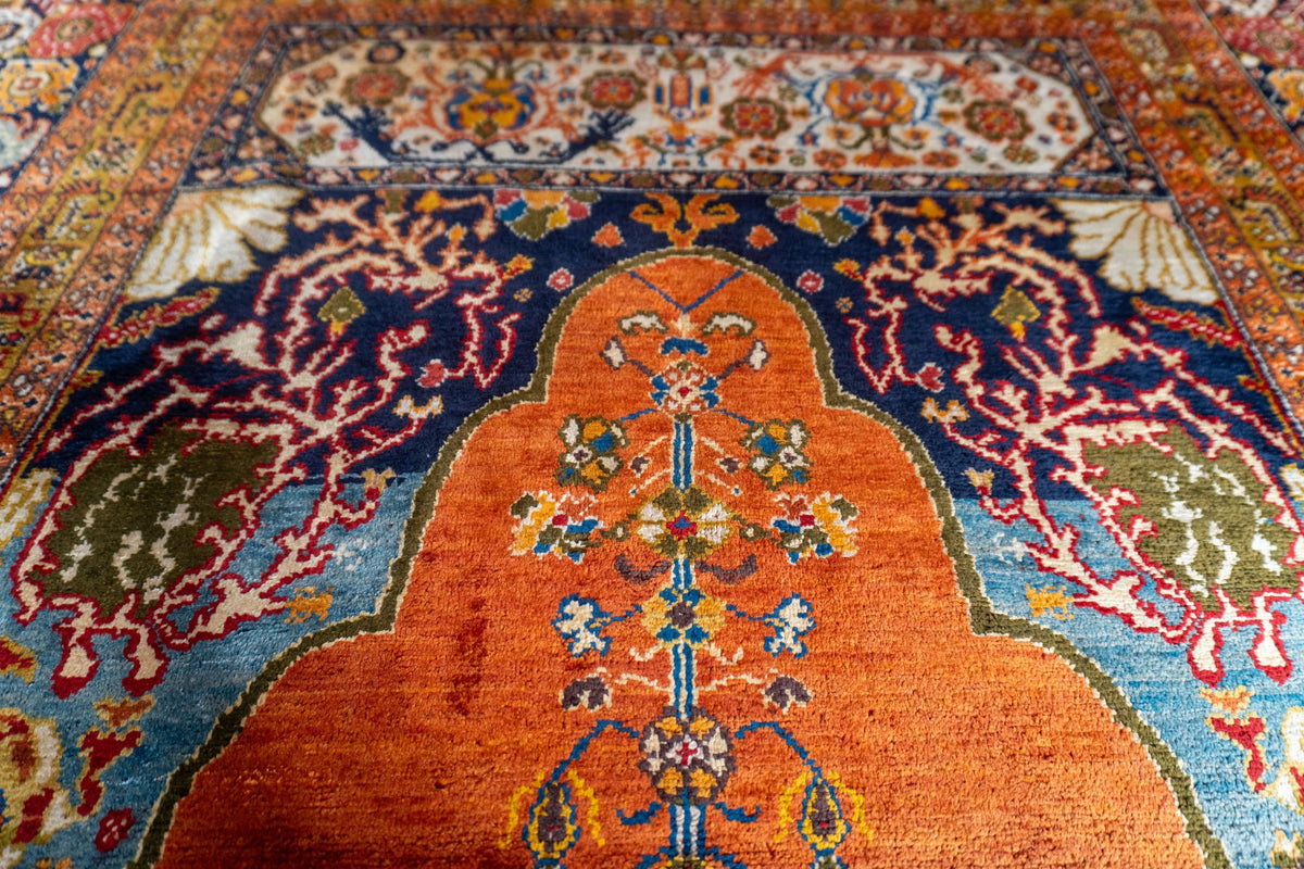 3'9"x5'4" Mehrab, Antique