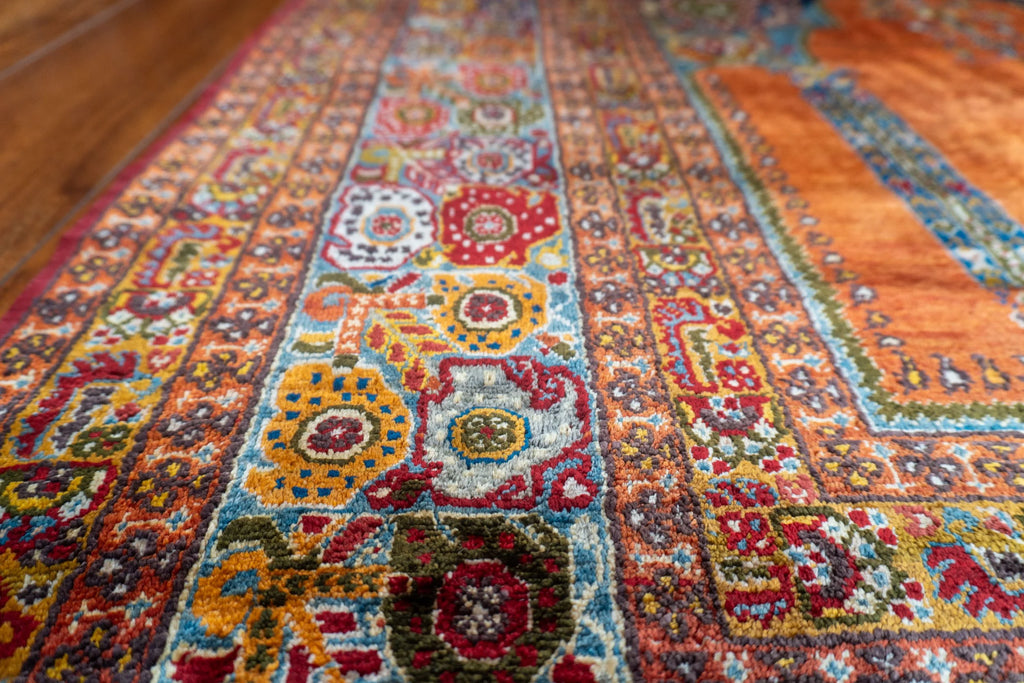 3'9"x5'4" Mehrab, Antique
