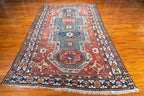 5'2"x8'2" Sewan Kazak, Antique