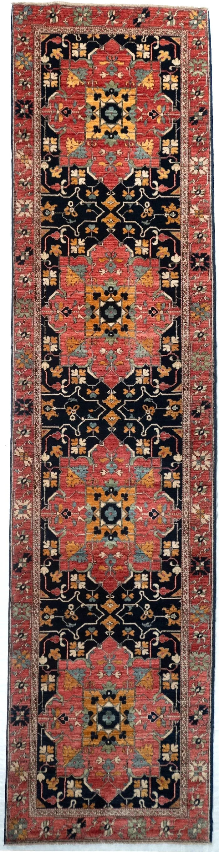 Runner Oushak Afghan Traditional Rug