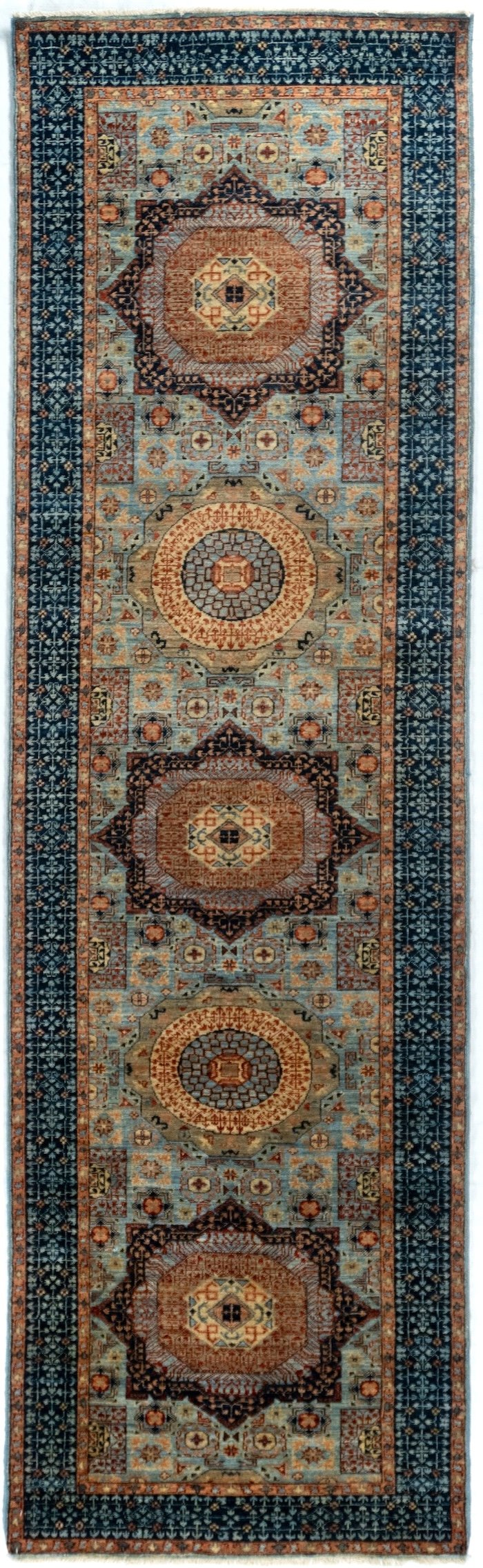 Runner Mamluk Afghan Traditional Rug