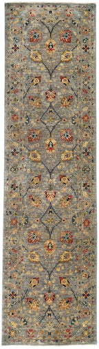 Runner Tabriz Afghan Traditional Rug