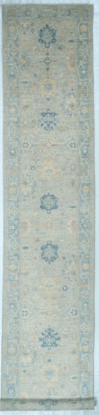 Runner Oushak Afghan Traditional Rug