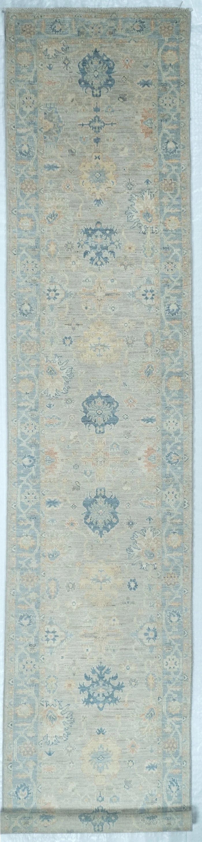 Runner Oushak Afghan Traditional Rug