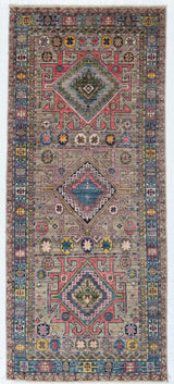 4'x9'7" Caucasian, Tribal