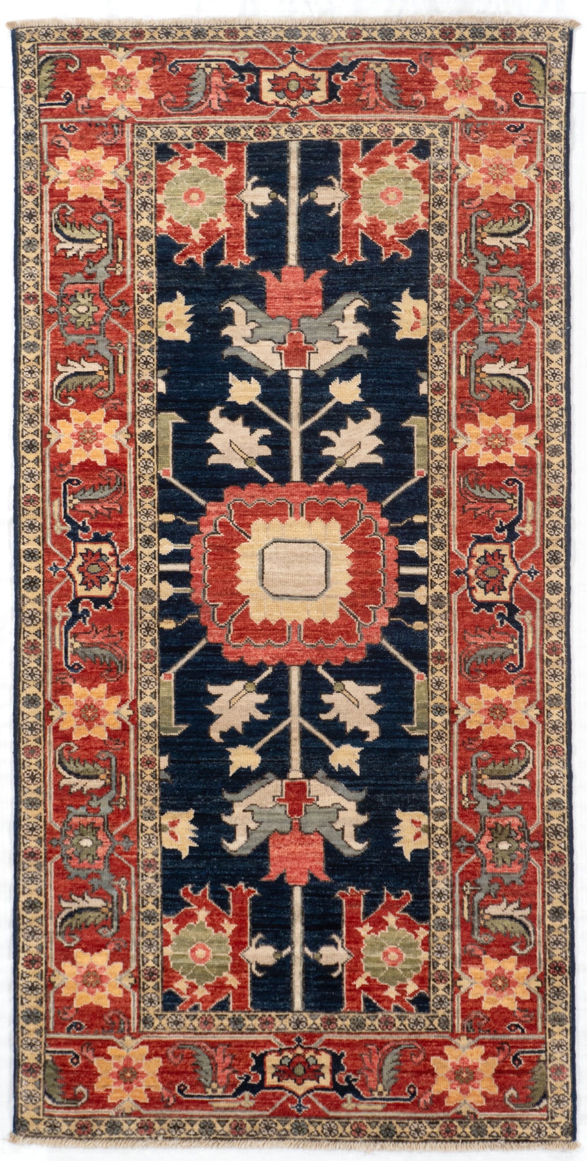 Runner Serapi Afghan Tribal Rug