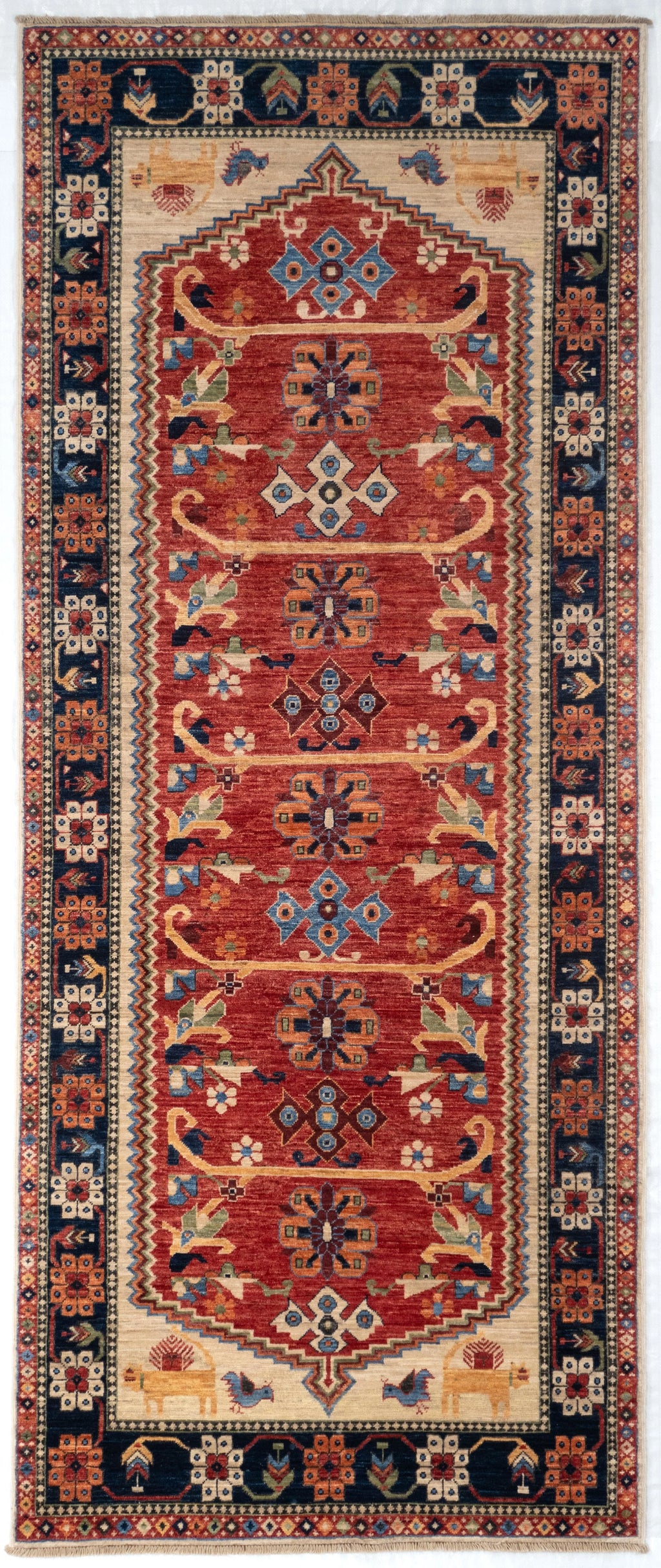 Runner Qashqaii Afghan Tribal Rug