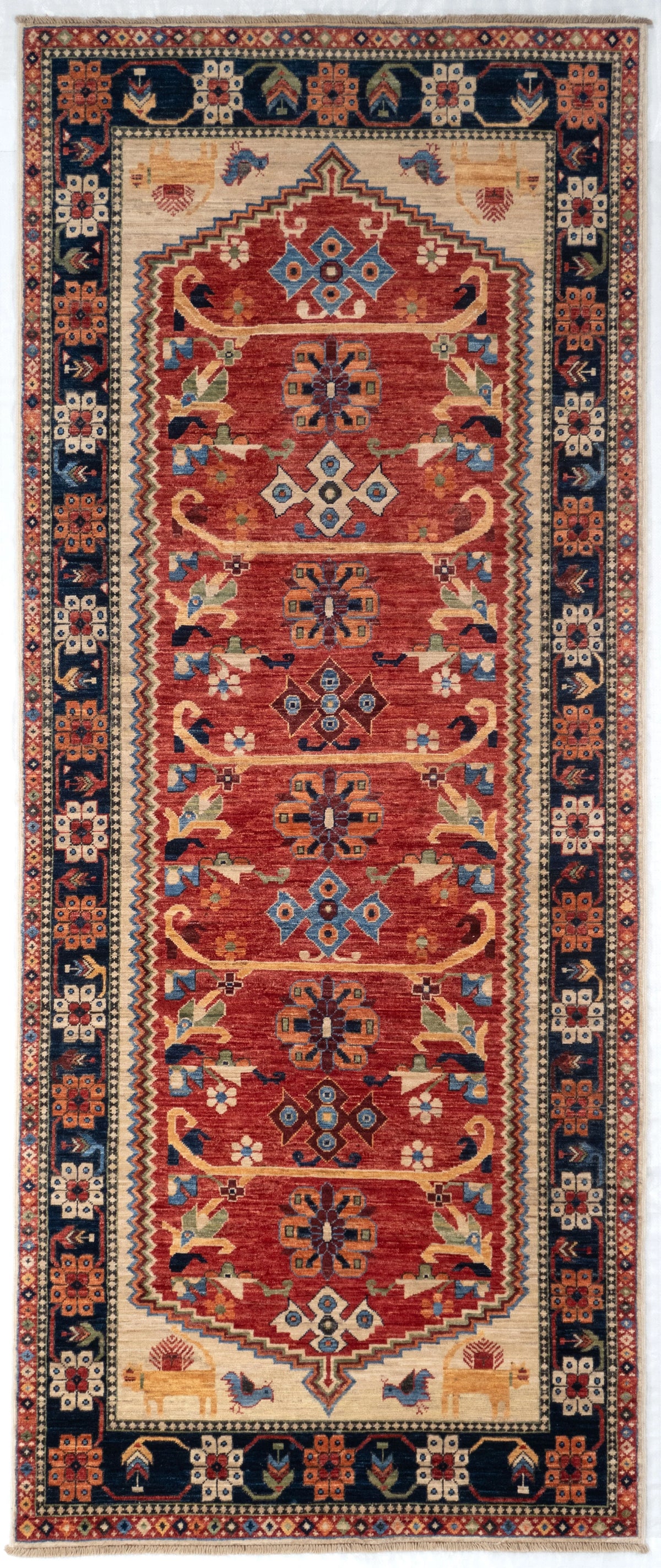 Runner Qashqaii Afghan Tribal Rug