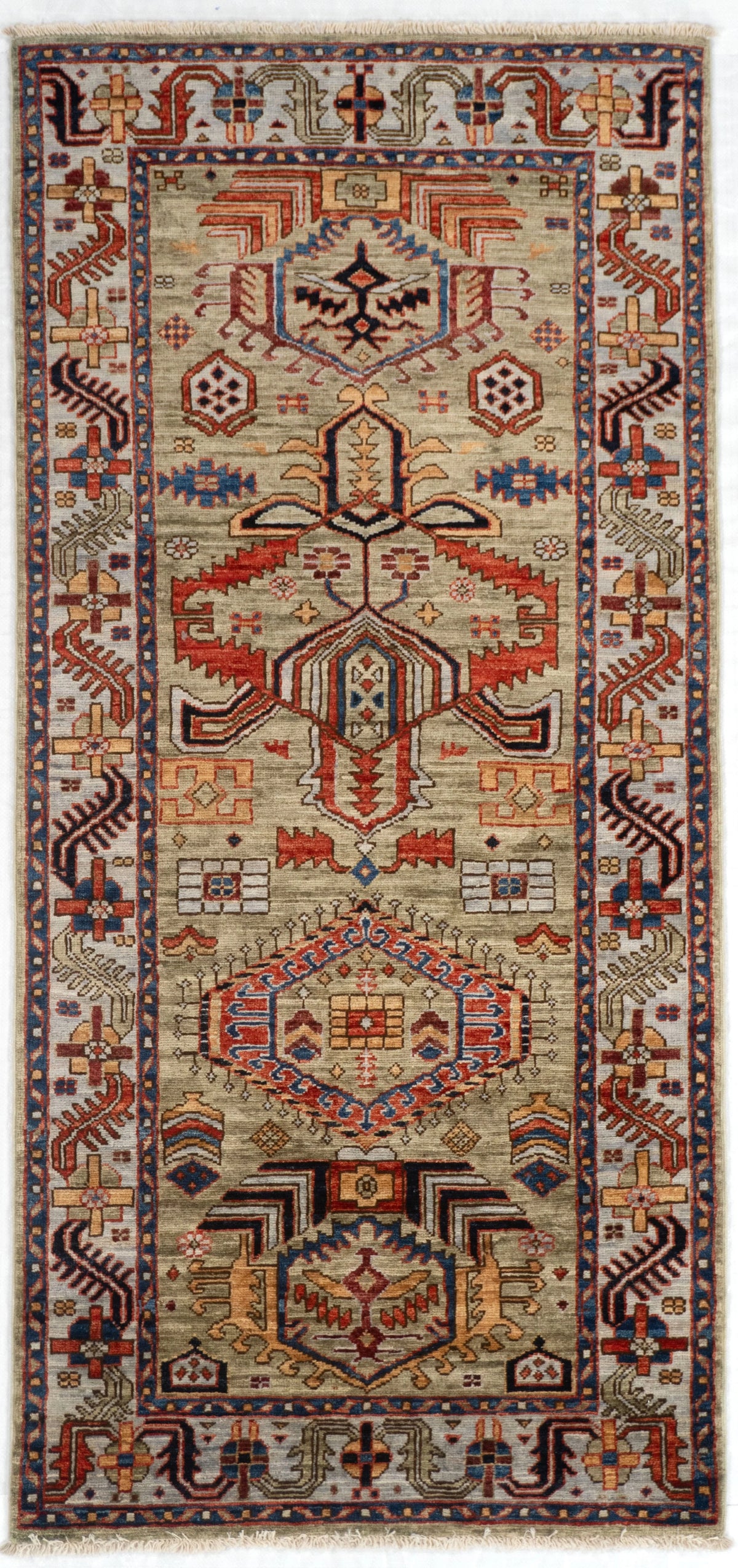 Runner Shirvan Afghan Tribal Rug