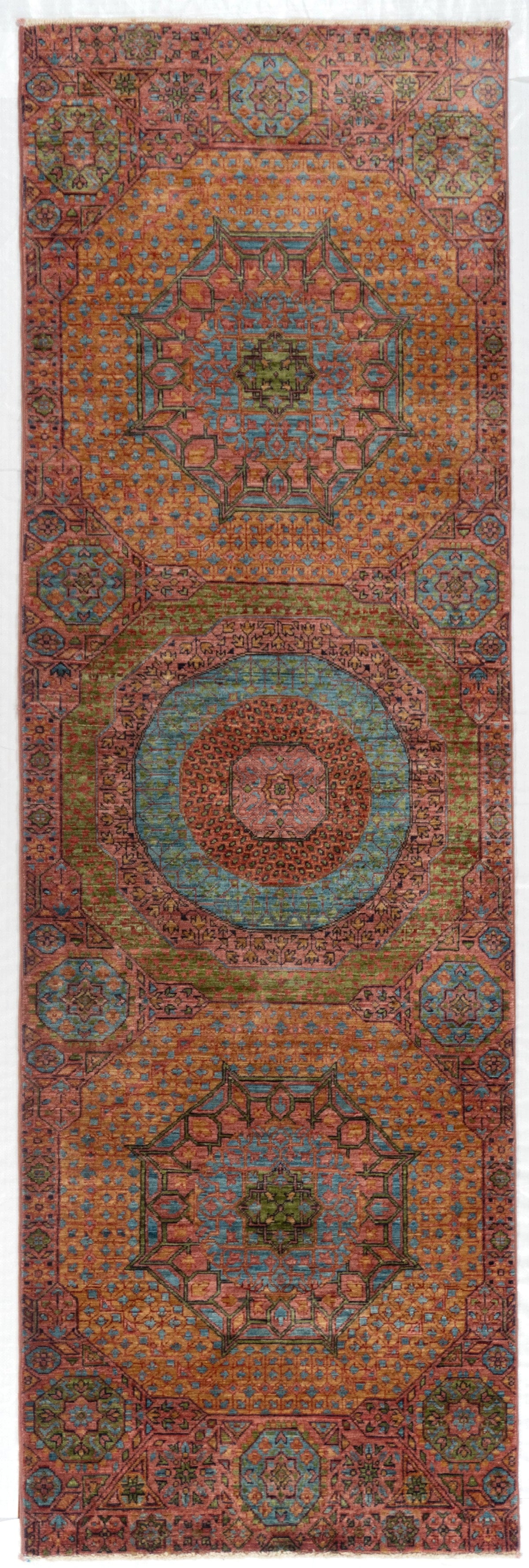 Runner Mamluk Afghan Traditional Rug
