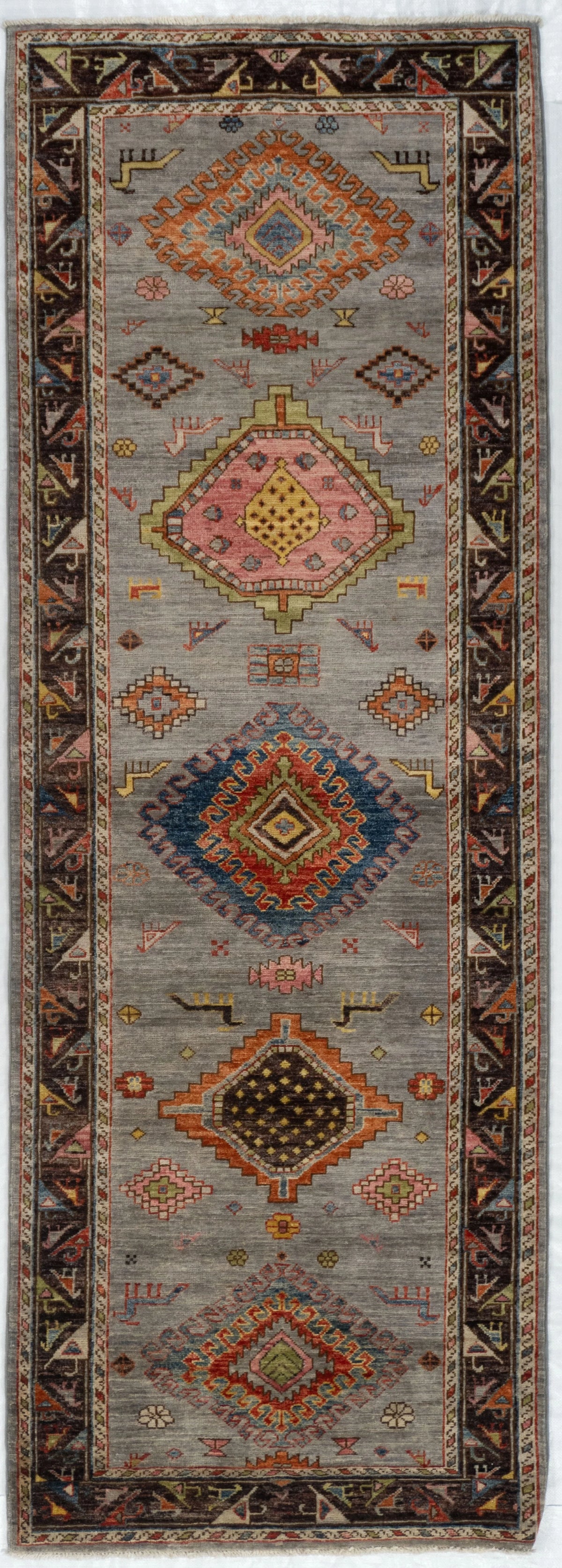 Runner Ardabil Afghan Tribal Rug