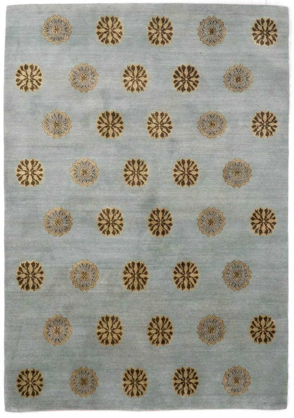 4x6 Ocean Nepali Transitional Rug