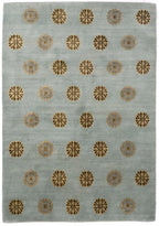 4x6 Ocean Nepali Transitional Rug