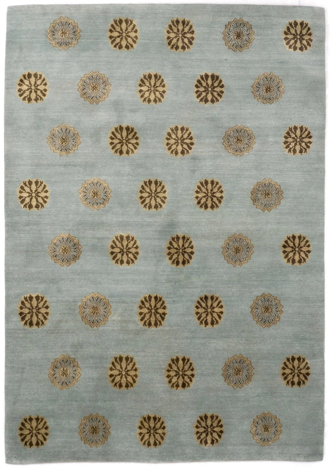 4x6 Ocean Nepali Transitional Rug
