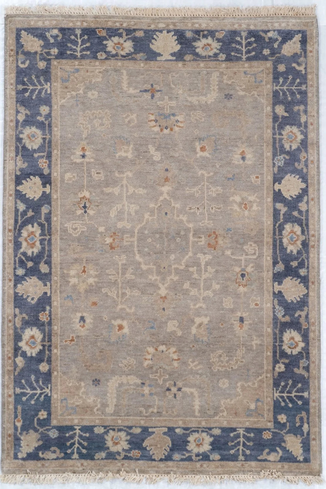4x6 Oushak Indian Traditional Rug