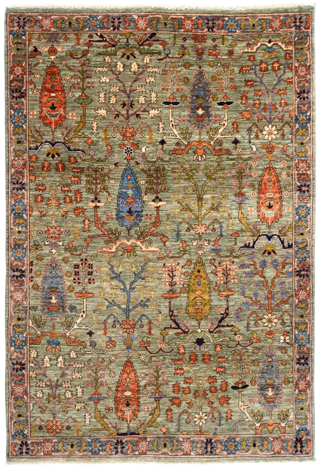 4x6 Cypress Afghan Traditional Rug