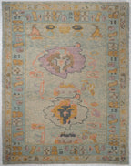 5x7 Oushak Turkish Traditional Rug