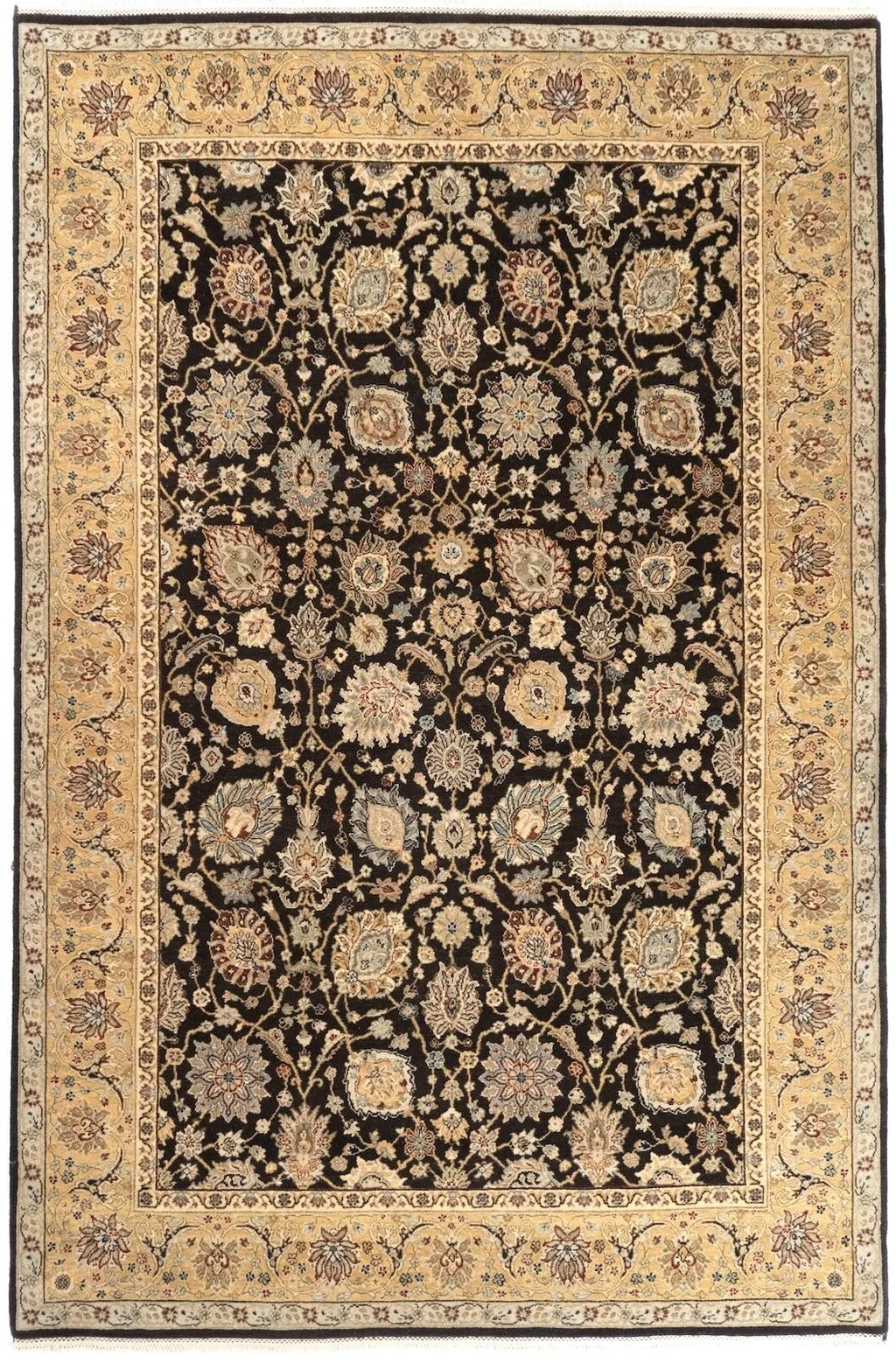 6x9 Azur Indian Traditional Rug