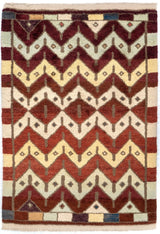4'10"x6'9" Gabbeh, Transitional