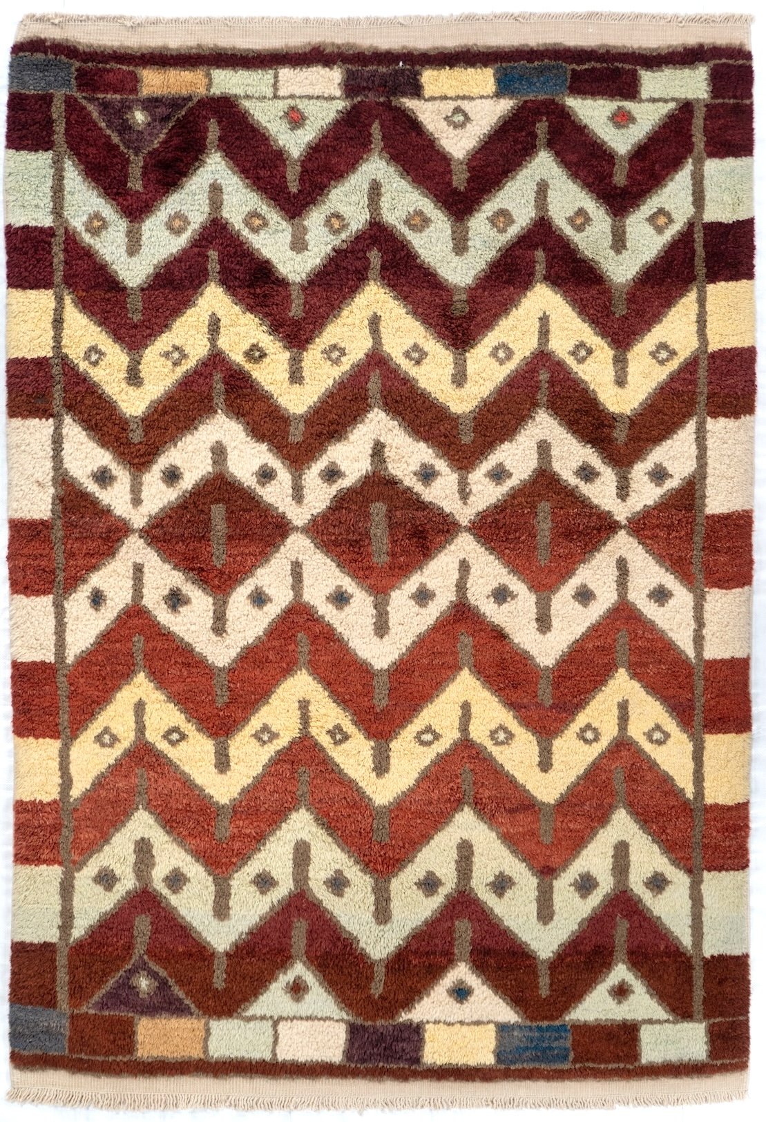 5x7 Gabbeh Turkish Transitional Rug