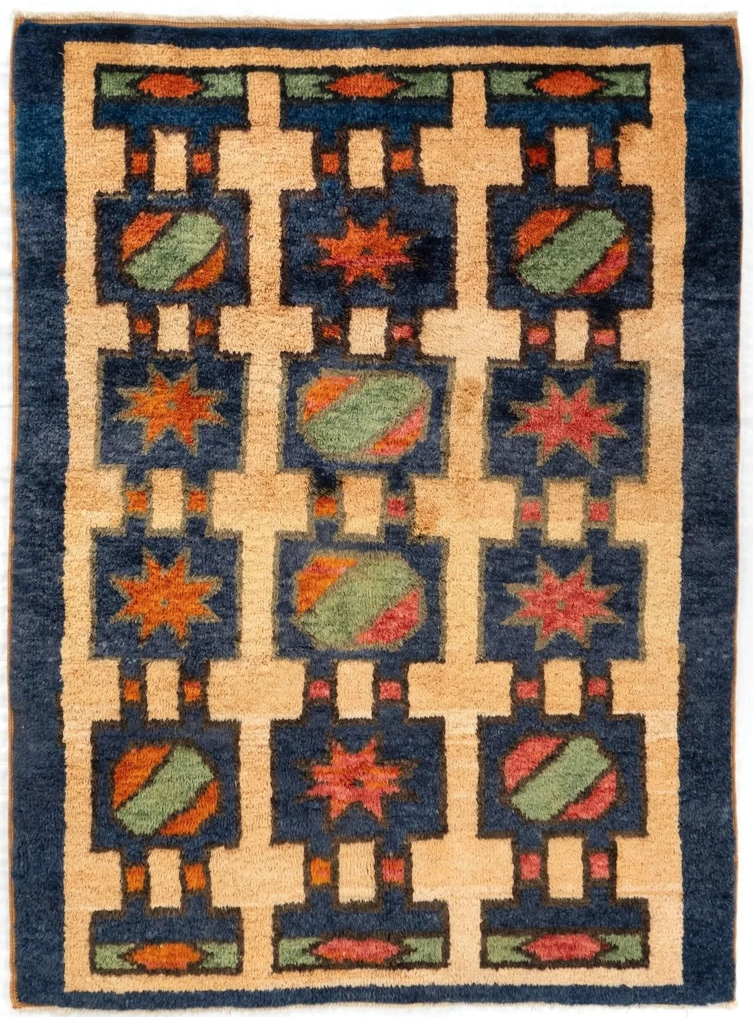 5x7 Gabbeh Turkish Transitional Rug