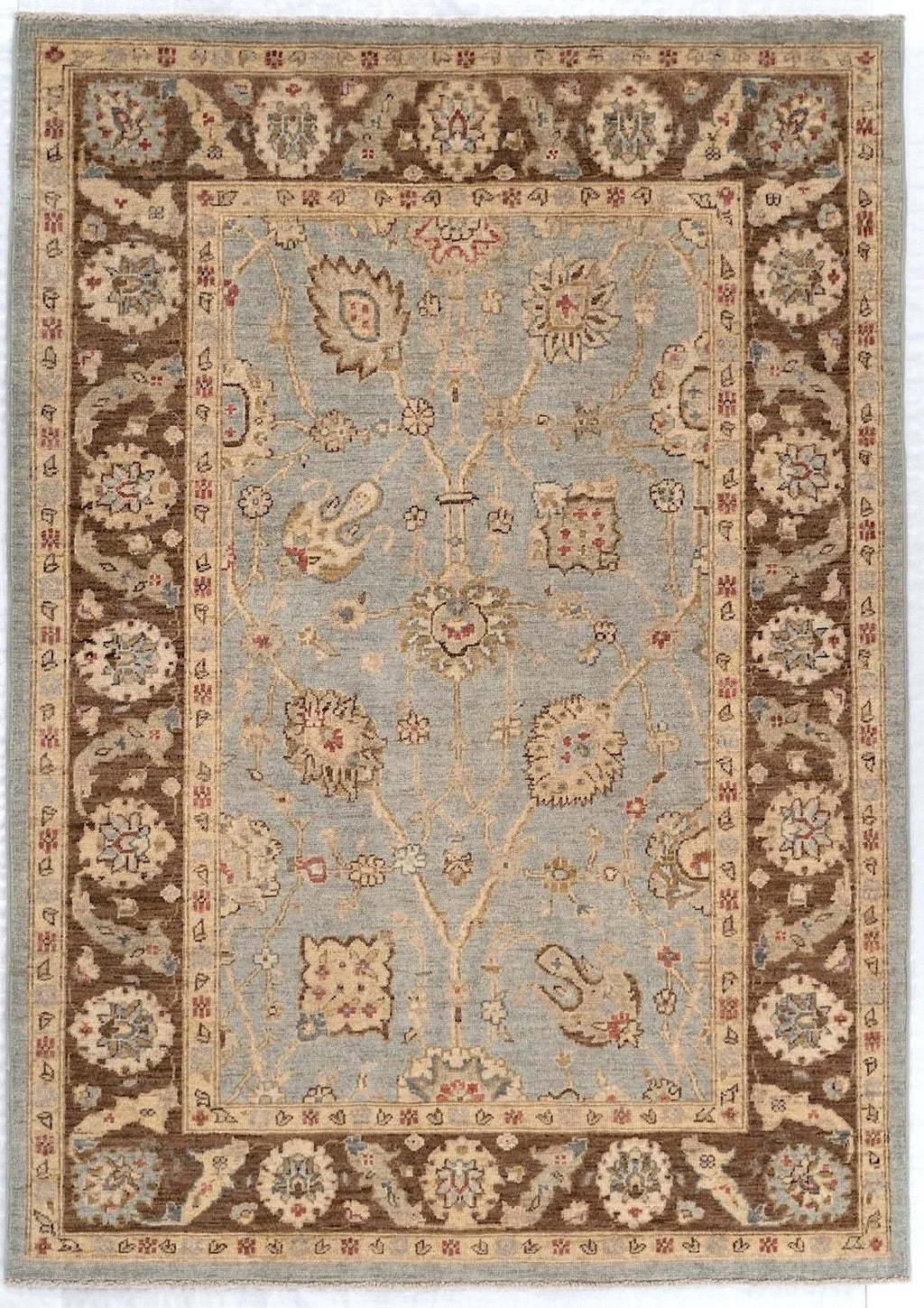 5x7 Sultanabad Pakistani Traditional Rug