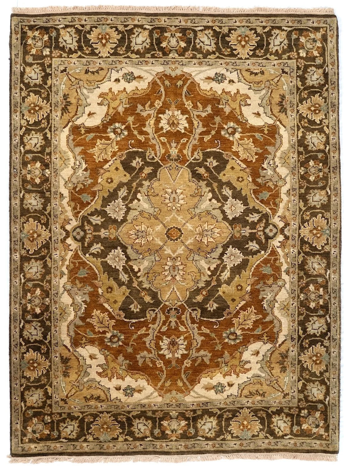 5x7 Pasha Indian Traditional Rug