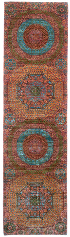 Runner Mamluk Afghan Traditional Rug