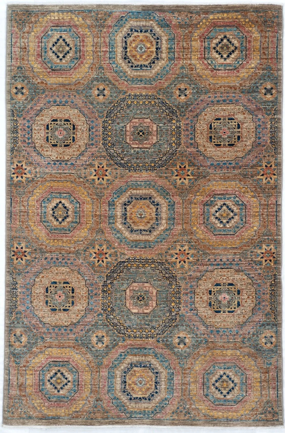 4x6 Mamluk Afghan Traditional Rug
