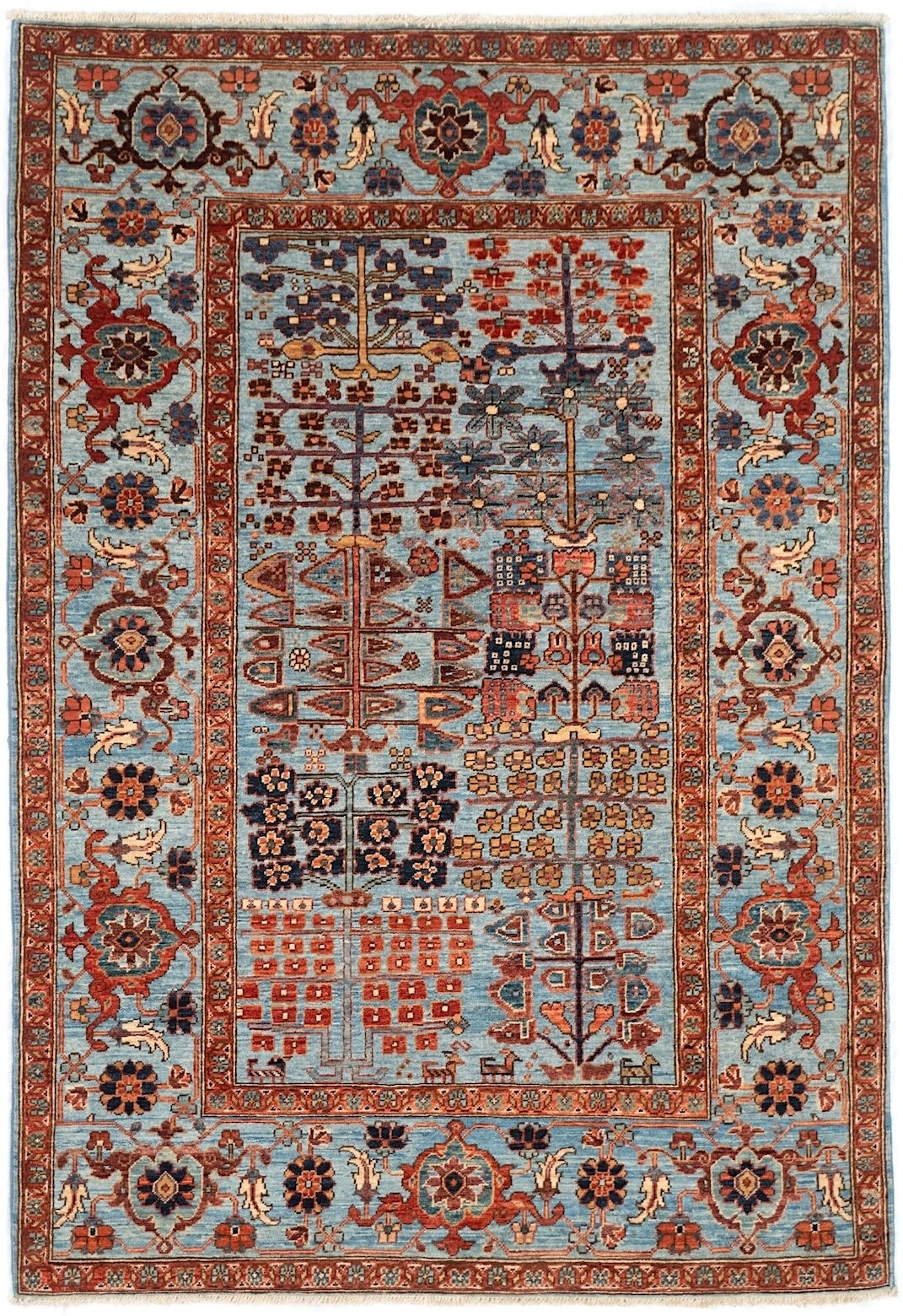 4x6 Bakhshayesh Afghan Tribal Rug