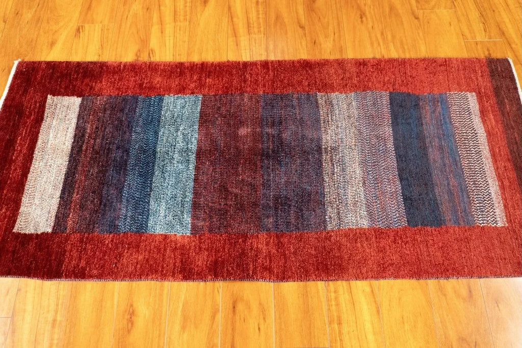 2'6"x 5'10" Gabbeh, Tribal