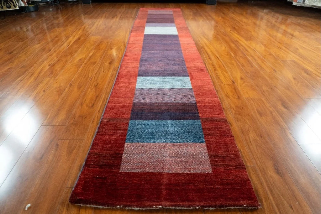 2'6"x 12'7" Gabbeh, Tribal