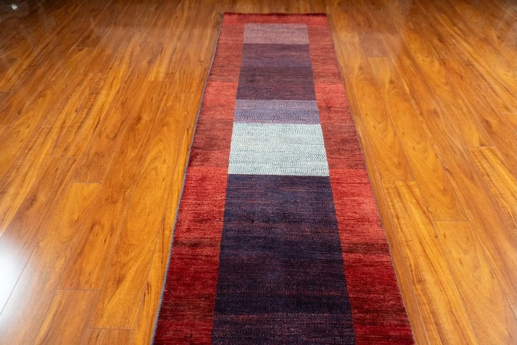 2'6"x 12'7" Gabbeh, Tribal